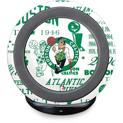 NBA Boston Celtics Historic Blast Fast Charge Wireless Charging Stand Skin